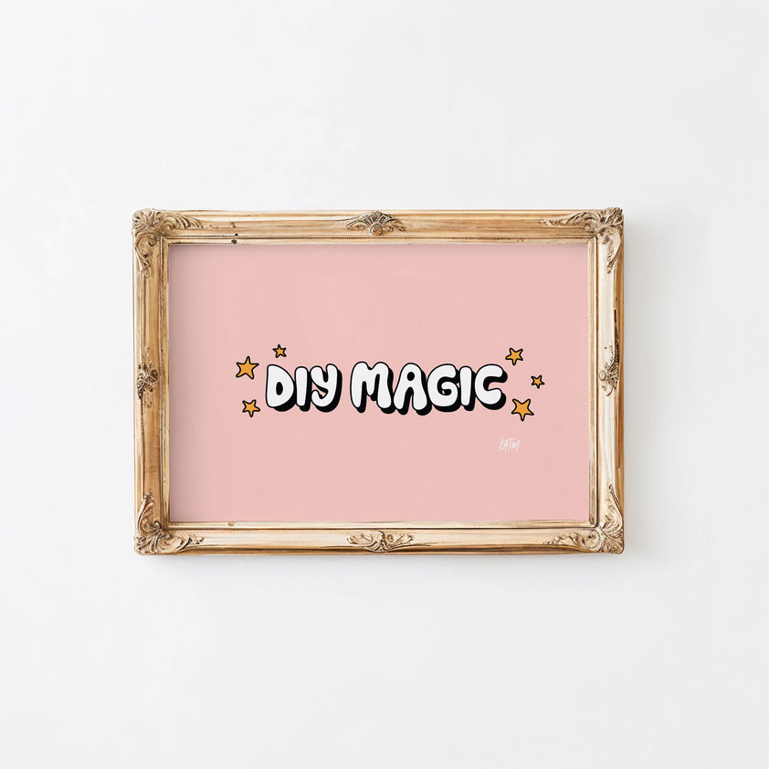 Magic Wall Tutorial DIY MAGIC wall art | PDF Digital Download by KATM – KYLIE AND THE MACHINE