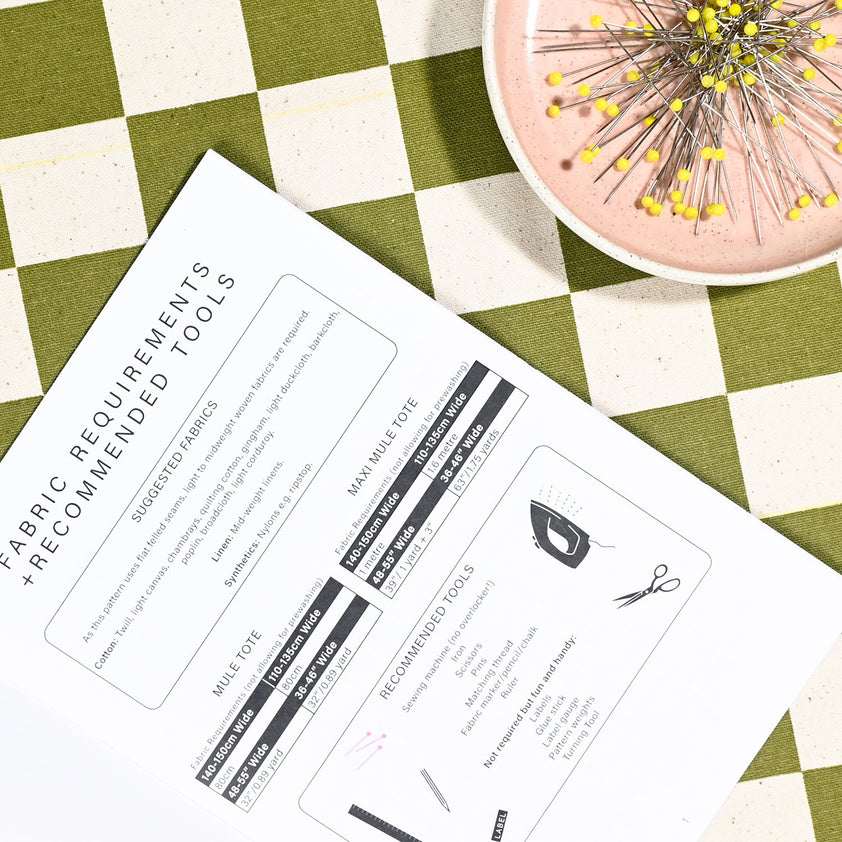 Mule Tote | Sewing Pattern by KATM ~ Printed Paper Pattern – KYLIE AND ...