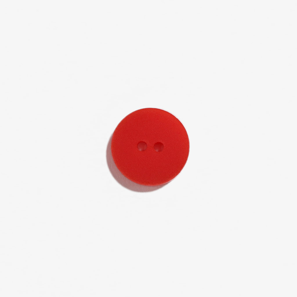 Buttons by ETO 15mm Matte Ruby