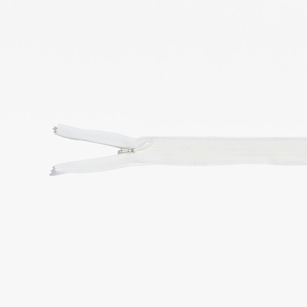 YKK Invisible Zipper White