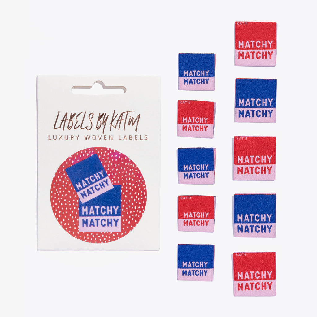 Matchy Matchy Woven Label Pack by KATM